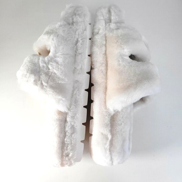 COPY - JSLIDES Shearling Slippers Natural Women Size 8 - Picture 5 of 15